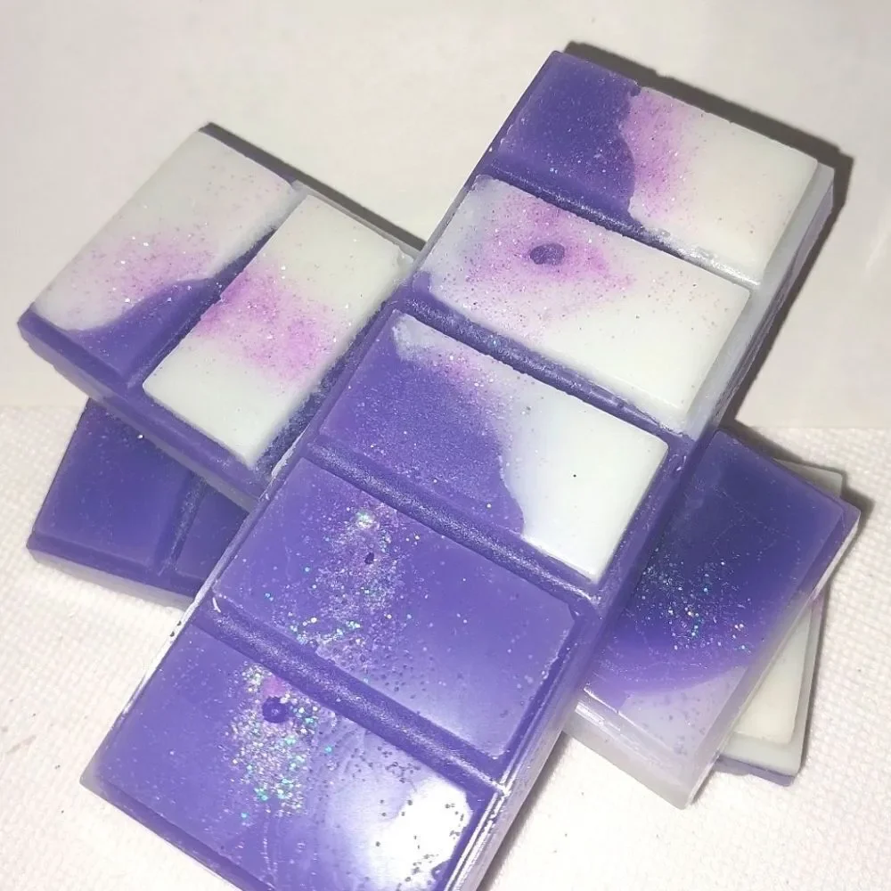 Hand crafted Euporia wax melt glitter bar 1pc limited edition